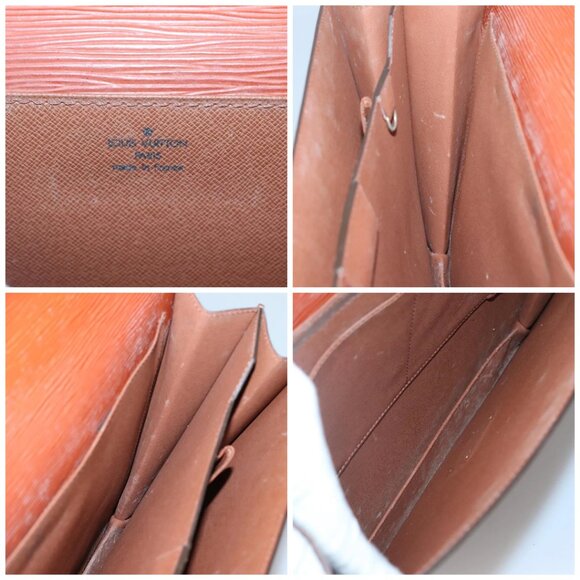 LOUIS VUITTON Epi Serviette Ambassador Business Bag Brown - Picture 14 of 15